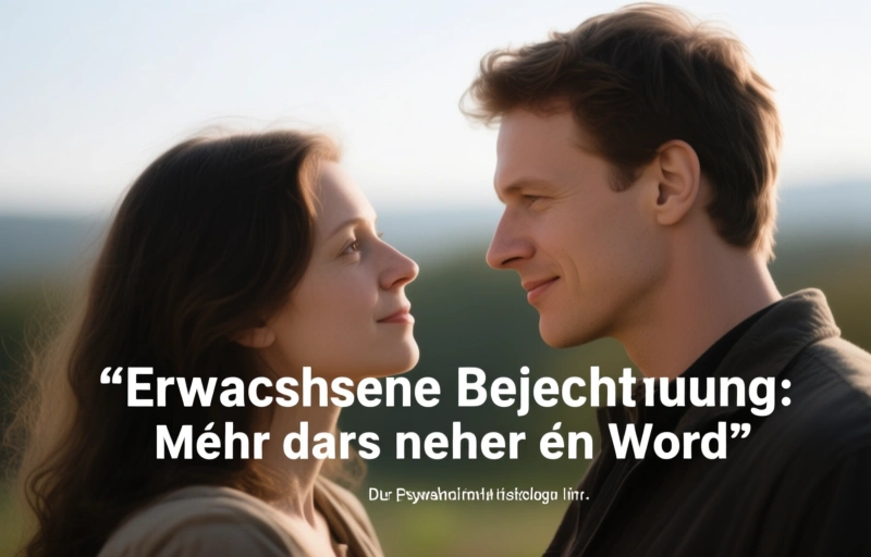 Visuelle Darstellung von Erwachsene Beziehung