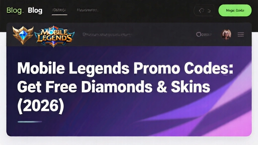 Mobile Legends Promo Codes: Get Free Diamonds & Skins (2026)