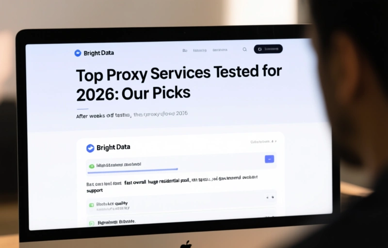 Visual representation of Top Proxy Services Tested for 2026