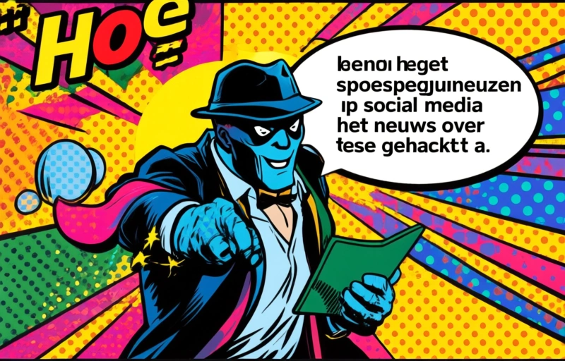 Visuele weergave van Meta AI-hack