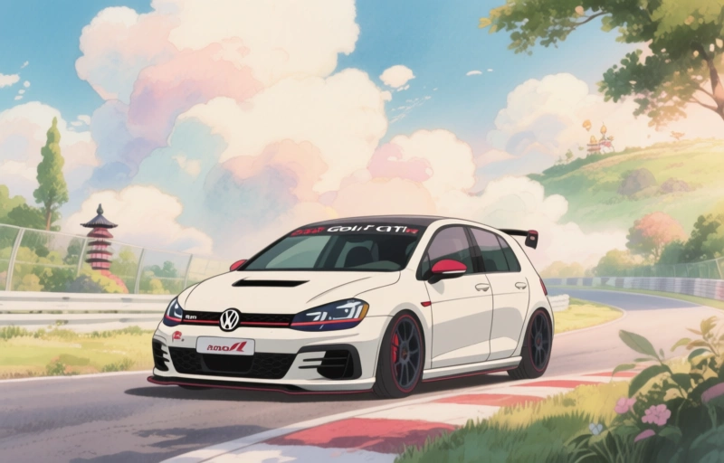 VW Golf GTI Snatches FWD 'Ring Record from Honda Civic Type R