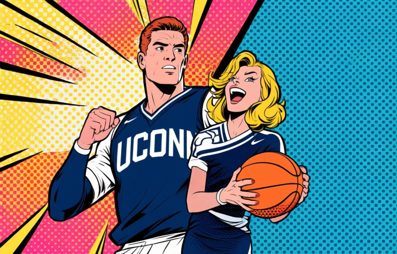 Visual representation of Illinois Eyes Final Four Upset Against UConn