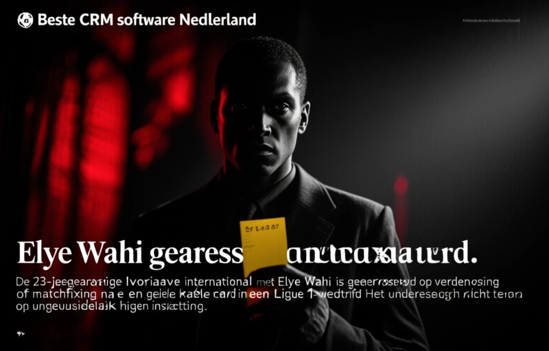 Elye Wahi gearresteerd om matchfixing met gele kaart